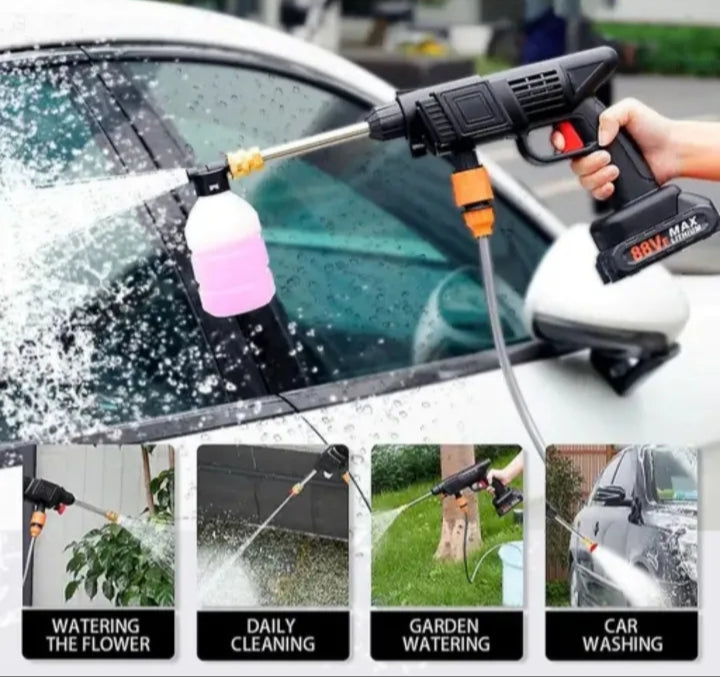 Car rechargeable washer gun