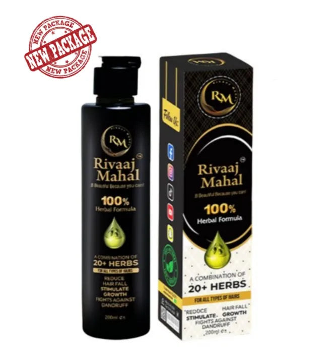 Rivaj herbal oil for hair growth and shine